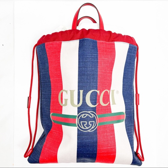 Gucci Sylvie Stripe Backpack 2018 Collection - Picture 4 of 16